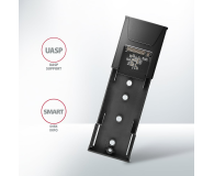 AXAGON EEM2-GTS2 Obudowa zewnętrzna aluminiowa bezśrubowa USB-C 3.2 Gen 2 M.2 NVMe & SATA SSD + USB-A - USB-C redukcja - 1353425 - zdjęcie 5